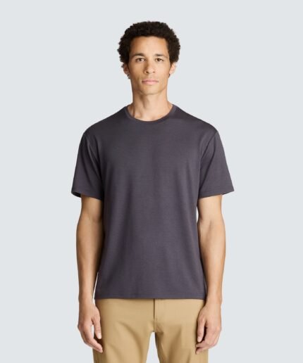 Men's Relaxed Merino Crew Neck T-Shirt